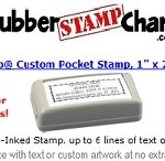 Personalize a pocket stamp at RubberStampChamp.com!