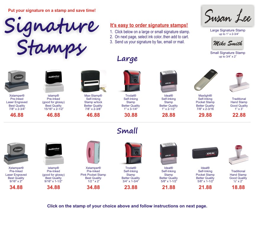 Has Signing Your Name Become Tedious? Rubber Stamp Champ