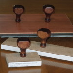Rubber stamps mounted on wood come in a wide range of sizes at RubberStampChamp.com.