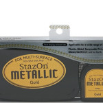 StazOn Metallic Gold Ink Pads From RubberStampchamp.com.