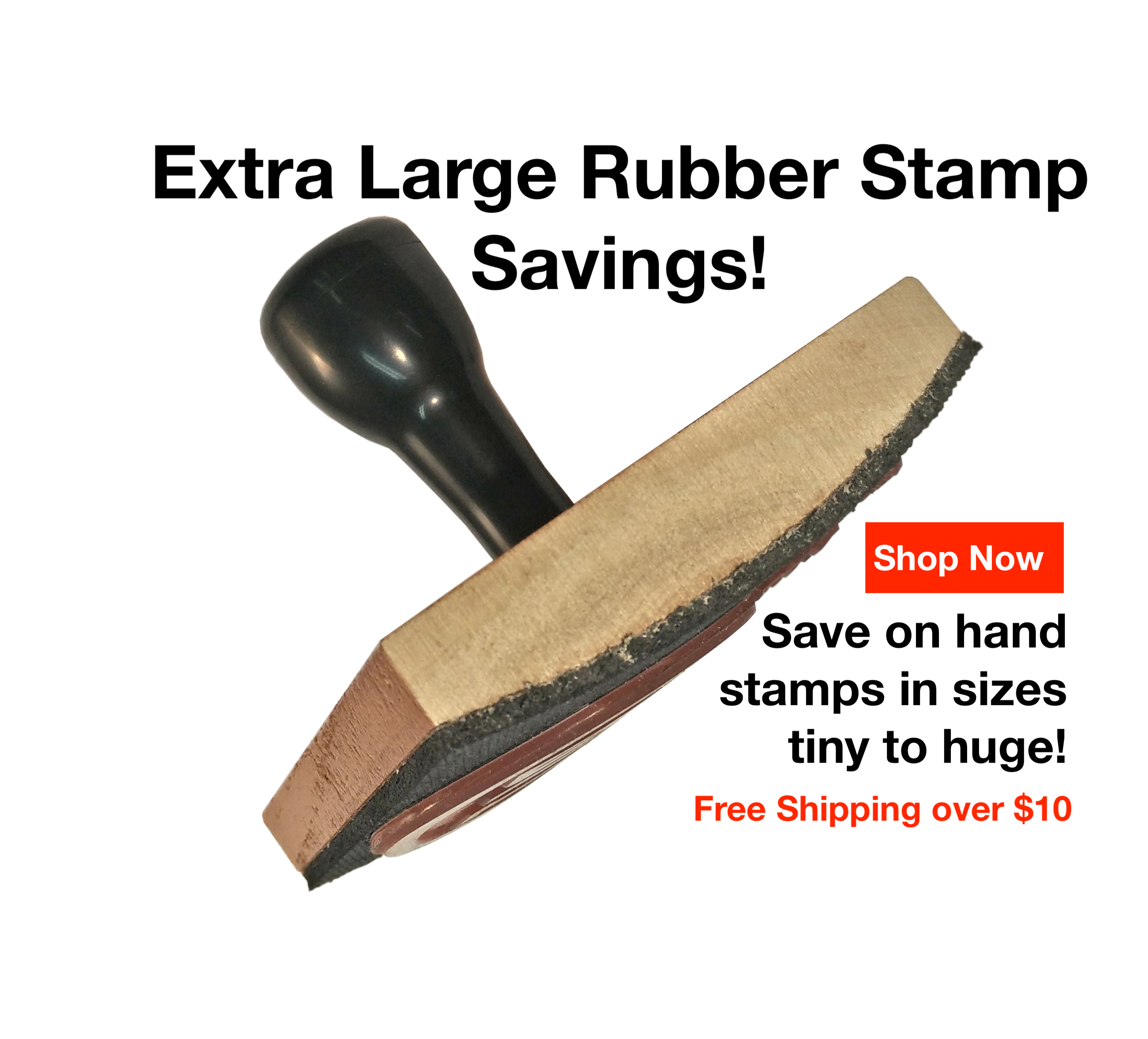 Extra Large Custom Made Rubber Stamps Rubber Stamp Champ