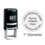 Get a round self inker for less at Rubber Stamp Champ.