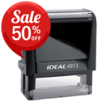 Save on Ideal self-inking stamps!