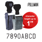 Rubber stamp numbers with top quality Pullman products from Rubber Stamp Champ!
