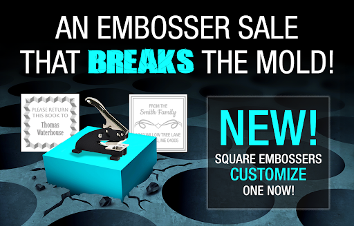How To Make Square Custom Embosser Impressions